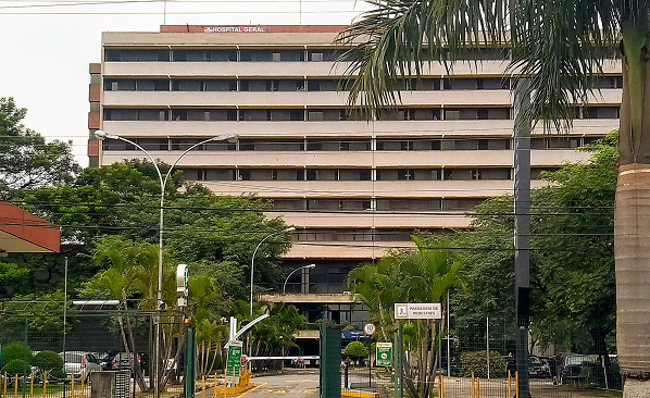 Fachada do Hospital Geral de Guarulhos
