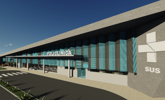 Projeto da nova Policlínica do Parque Cecap
