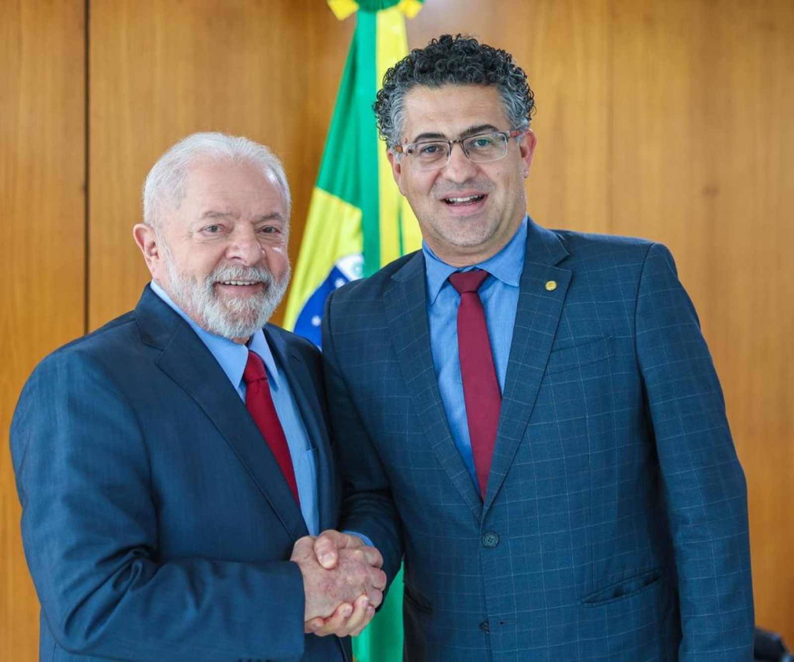 Lula e Alencar Santana juntos