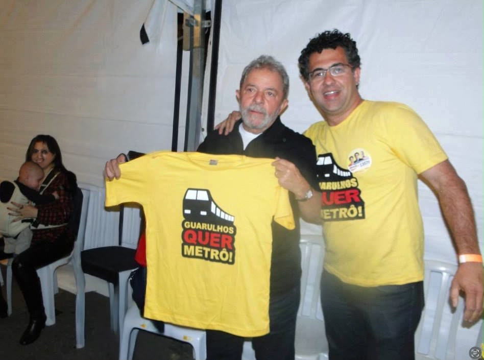 Lula e Alencar lançam o movimento Guarulhos quer Metrô em 2013